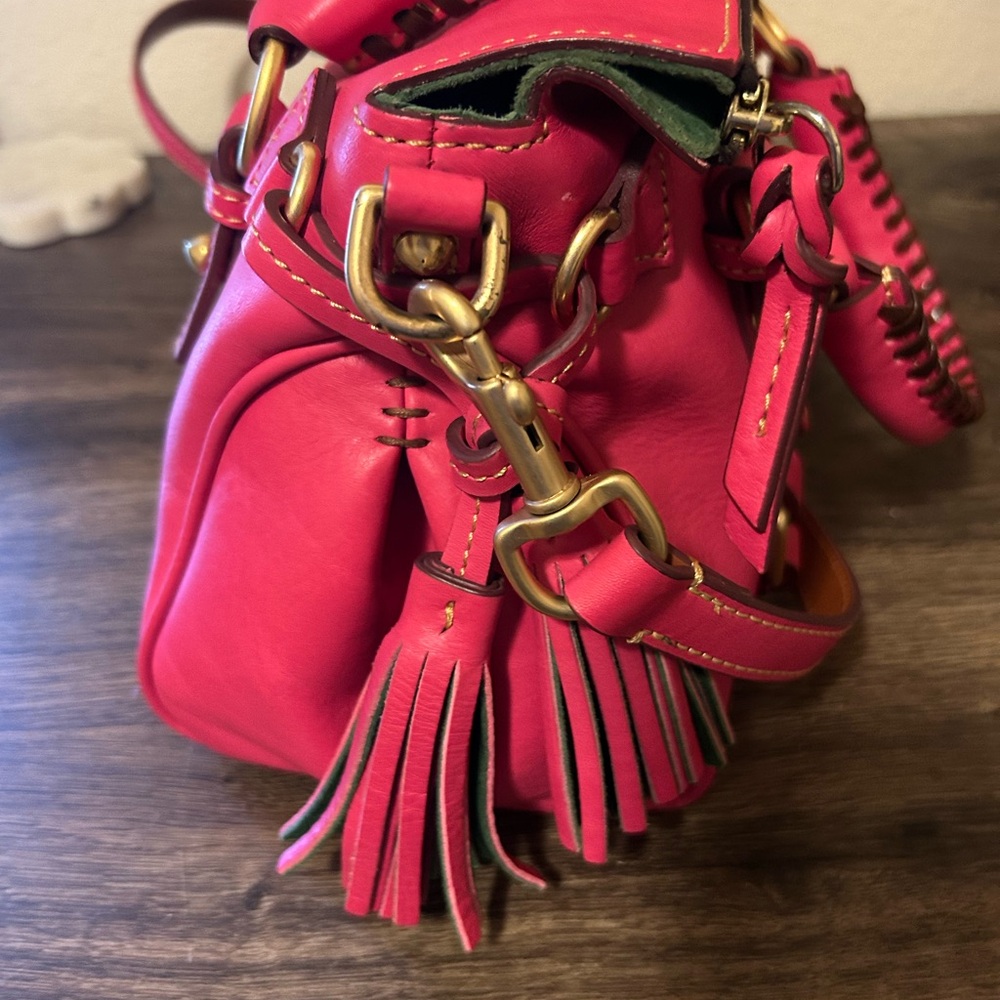 Dooney & Bourke Fuchsia Pink Florentine Satchel - Picture 3 of 16